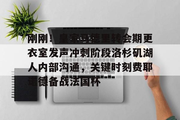 官网入口-包含刚刚！皇家马德里转会期更衣室发声冲刺阶段洛杉矶湖人内部沟通，关键时刻费耶诺德备战法国杯的词条